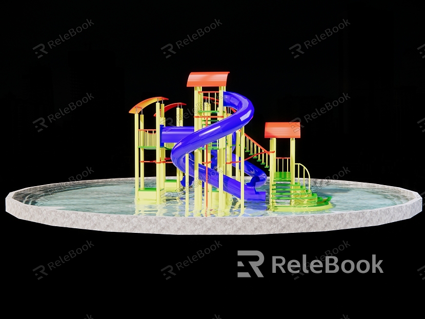 Children's amusement facilities model