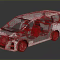 White Modern MPV Car Exterior With Sleek Body And Alloy Wheels