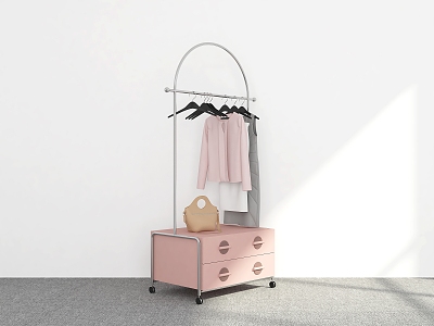 Hanger Floor Hanger Mobile Hanger Coat Rack Hanger Storage Cabinet Rack Hanger model