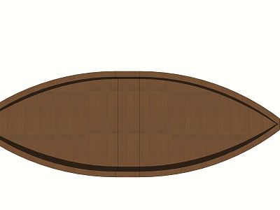 Modern Wooden Boat model