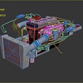 Engine Racing Engine Racing Engine Car Engine Car Engine Car Engine Vehicle Vehicle 3d model