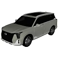 White Sleek Modern Luxury SUV Featuring Front Fascia Grille LED Headlights And Alloy Wheels