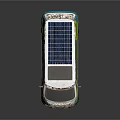 Colorful Solar Powered Van With Flower Decals And Vibrant Exterior Design Accents