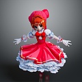 Puppet puppet puppet puppet wooden figure game character game character realistic character 3d model