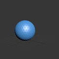 Kindergarten Fun Soft Blue Textured Play Ball For Kids Indoor Activities