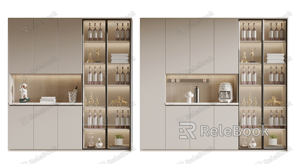 Modern Wine Cabinet model