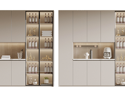 Modern Wine Cabinet model