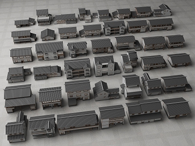 Rural Houses Rural Buildings Rural Self-built Houses Residential Buildings Residential Buildings Residential Buildings Residential Buildings Residential Buildings Rural Buildings 3d model