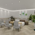 Modern Dessert Shop Bright Interior With Open Layout Glass Display Cases And Fresh Desserts