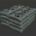 Dekoron 50kg Great Concrete Bags Neatly Stacked For Home Use