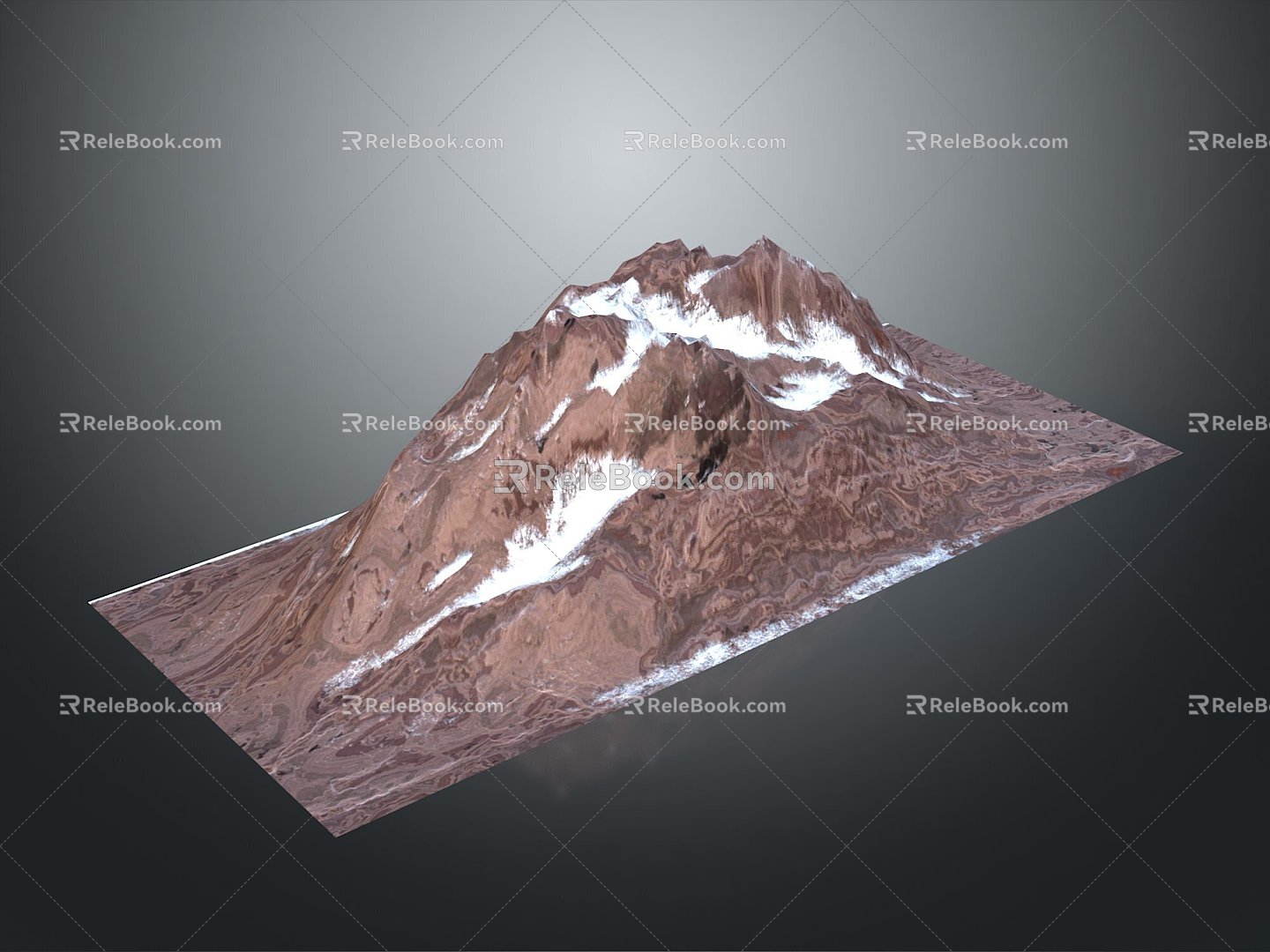 Geography, topography, mountain shape, ridge, ridge, valley, mountain range, canyon, geomorphology, mountain peak, mountain body 3d model