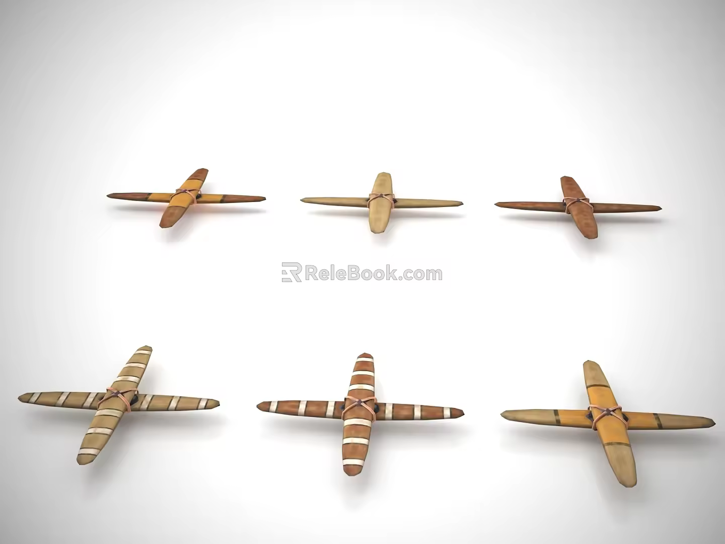 Modern Cross Back Flying Saucer 3d model