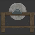 High Quality Hardware Tools Grinding Wheel with Sturdy Wooden Stand for Polishing