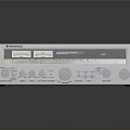 Pioneer Stereo Receiver With Wooden Case And Front Panel Knobs Buttons