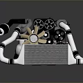 Premium Automotive Components Featuring Radiator Fan Metal Pipes And Engine Parts