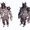 Modern Game Role Game Forest 3d model