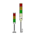 Industrial Signal Tower Lights With Red Yellow Green Lamps And Dual Height Structure