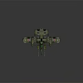 Modern Fighter Science Fiction Fighter Next Generation Fighter Science Fiction Fighter 3d model