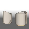 Quiet sofa stool dressing stool 3d model