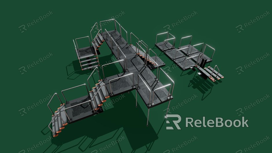 weapons sci-fi staircase model