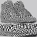 Iconic Black And White Nike Air Jordan High Top Sneakers