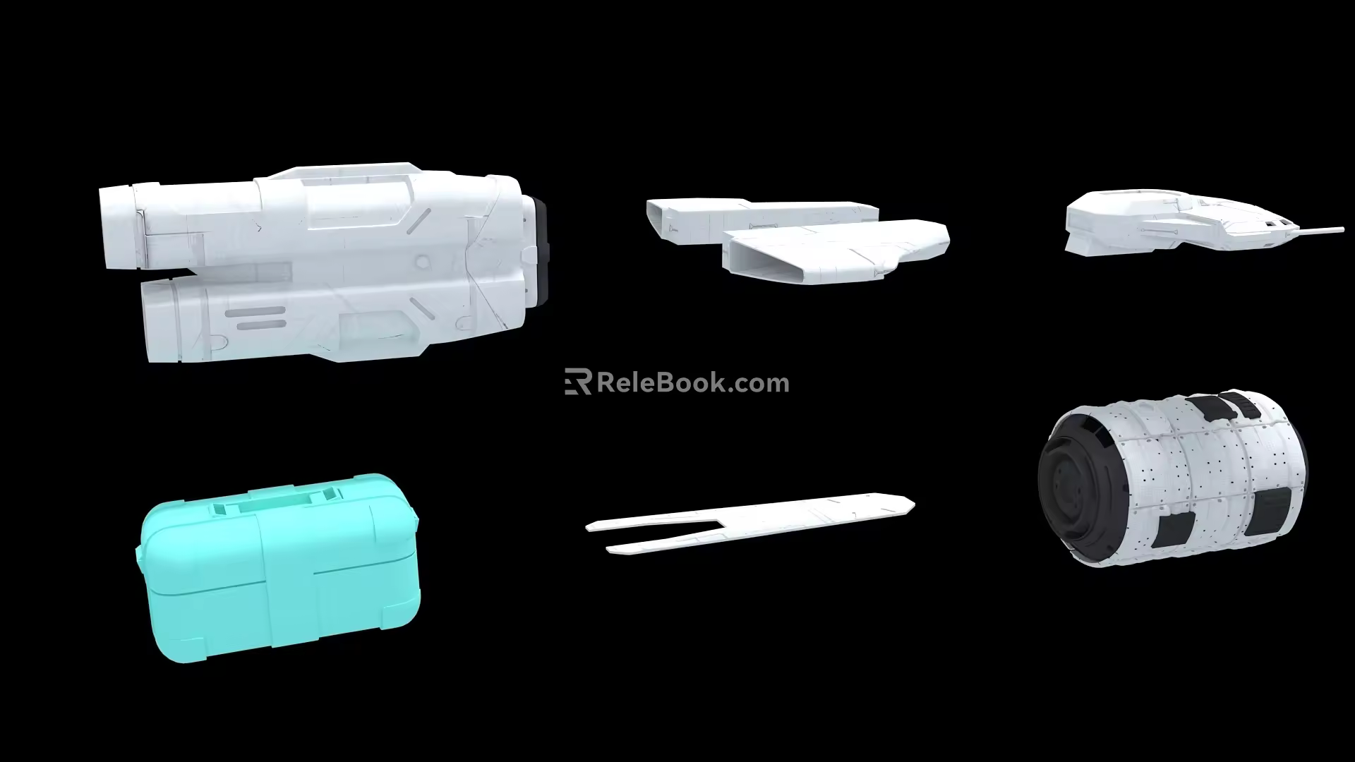 Spaceship Aircraft Science Fiction 3d model