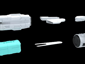 Spaceship Aircraft Science Fiction 3d model