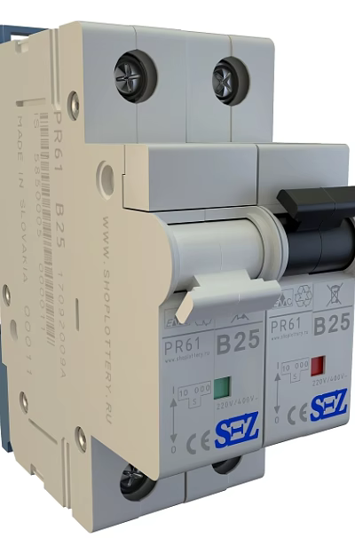 High Quality SEZ PR61 B25 Industrial Circuit Breaker for Electrical Protection Applications 3d model
