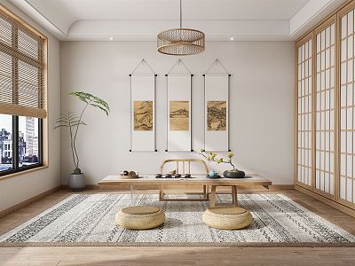 Japanese Tea Room 3d model