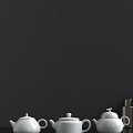 Modern Tea Set Teapot 3d model