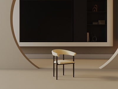 Modern Dining Chair 3d model