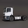 DAF CF Commercial Truck White Cab Modern Exterior Design Features