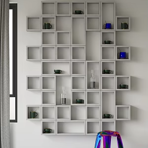 Modern hanging cabinet Decorative cabinet 3d model
