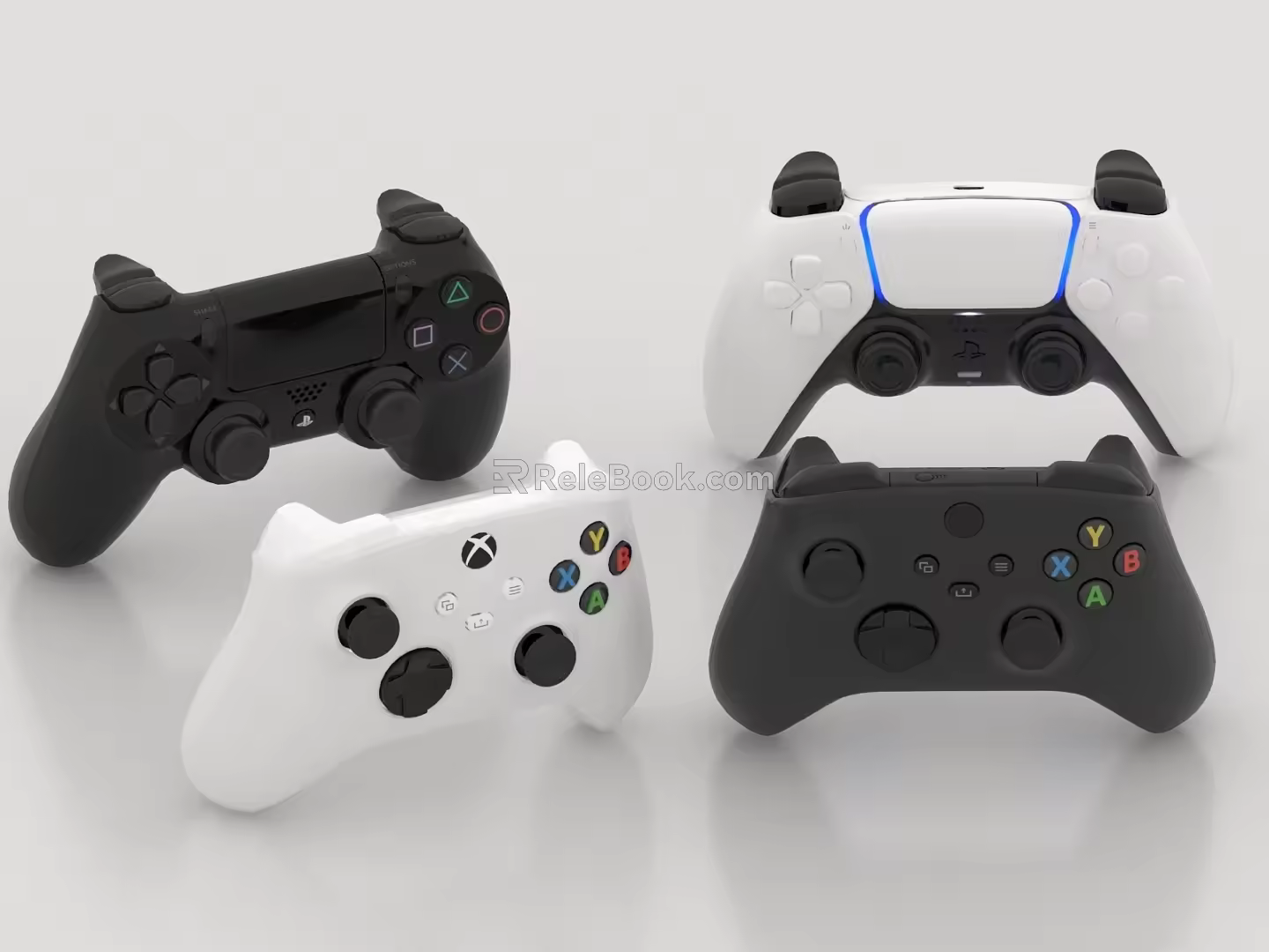 Game console gamepad Xbox handle 3d model