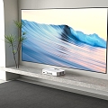 TV Modern LCD TV Large Screen TV Living Room TV 3d model