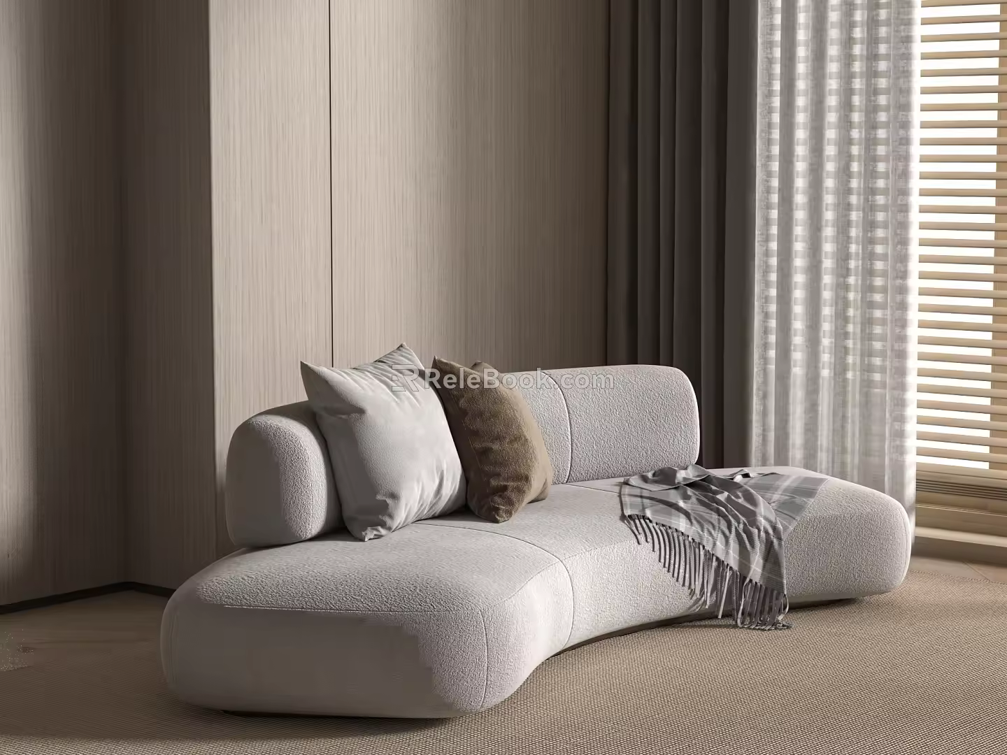 Modern Multiplayer Sofa 3d model