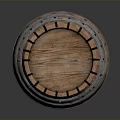 Fireball Cinnamon Whisky Branded Classic Decorative Wooden Barrel With Metal Hoops