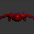 Spider Man 3D Model in Classic Red and Blue Costume Standing Pose