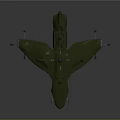 Modern Fighter Science Fiction Fighter Science Fiction Fighter Space Fighter 3d model