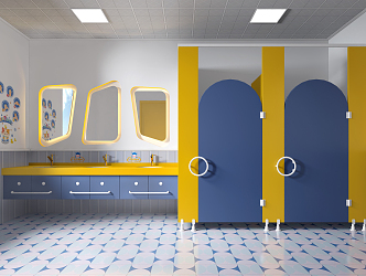 Children's Toilet Modern Toilet 3d model