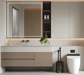 Modern bathroom cabinet 3d model