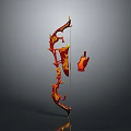 Crossbow Mechanical Crossbow Shift Bow and Arrow Shoot Far Equipment Weapons High-tech Crossbow 3d model