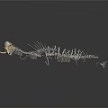 Metallic Animal Skeleton Model With Intricate Wing Structure And Bone Details