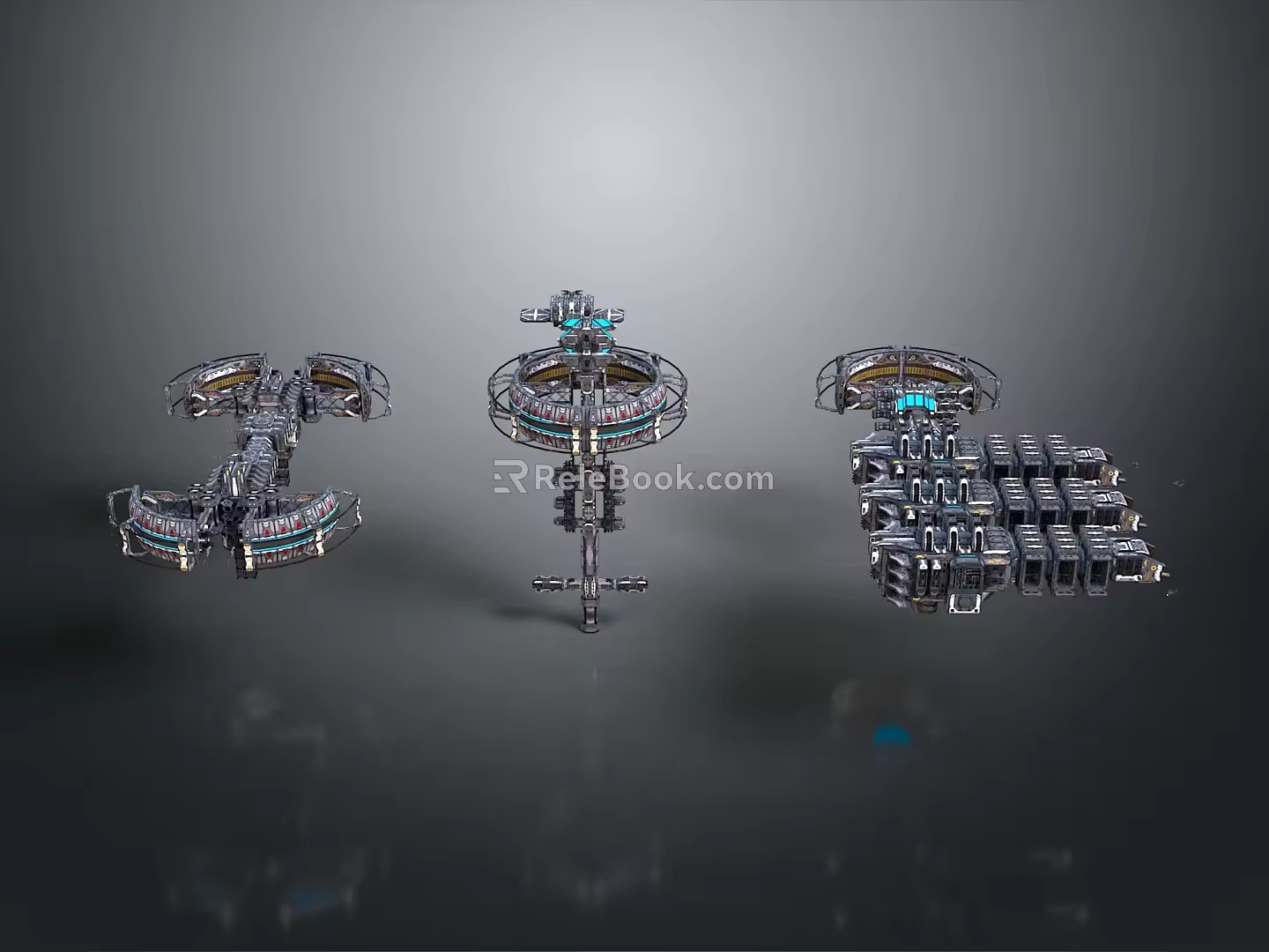 Modern fighter sci-fighter sci-fighter space fighter 3d model