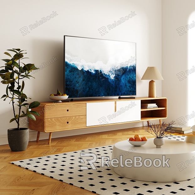 Nordic TV Cabinet model