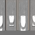 Modern urinal combination 3d model