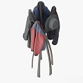 Clothes Clothing Hanger Jacket Shelf IKEA 3d model