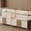 Display Rack Container Shelf Display Cabinet Bread Island Cabinet Dining Plate Cabinet 3d model