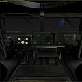Green Military Tank Exterior Design Featuring Front Headlights And Large Off Road Tires