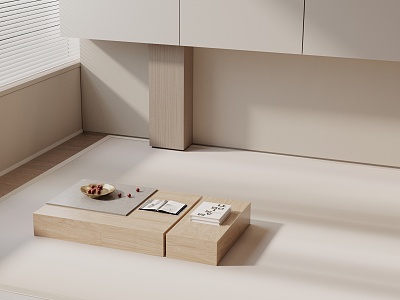 Modern coffee table model